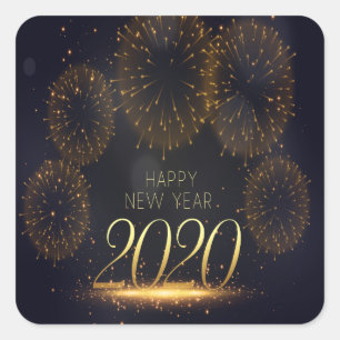 Sticker Carré anniversaire