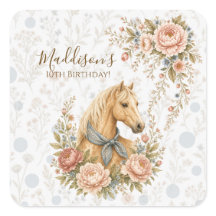 Anniversaire Cowgirl Bleu