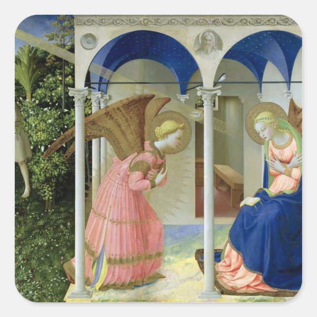 Sticker Carré Annonciation, ch.1430-32 (Devant)