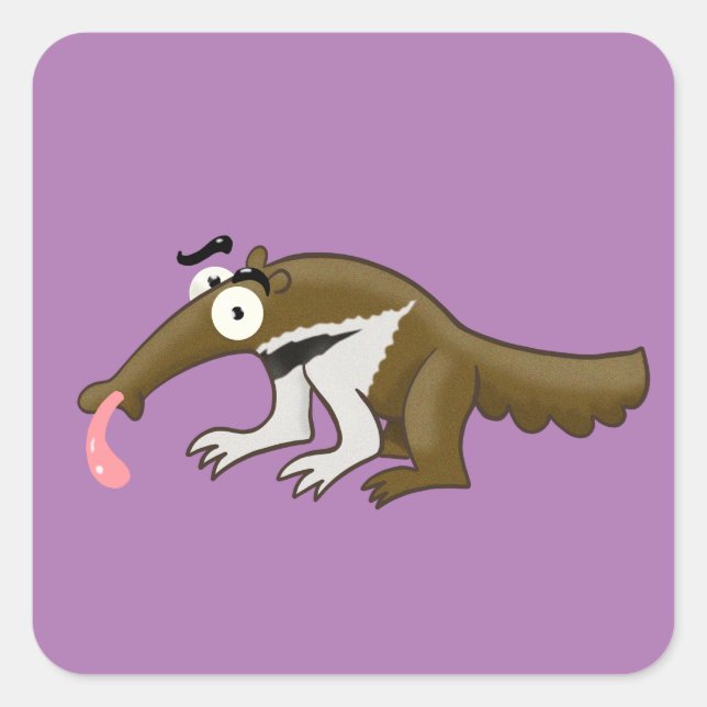 Sticker Carré Anteater (Devant)