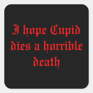 Sticker Carré Anti ~ Saint Valentin