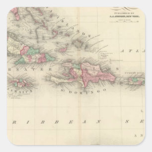 Sticker Carré Antilles 3