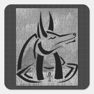 Sticker Carré Anubis
