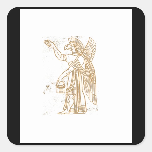 Sticker Carré Anunnaki (Devant)