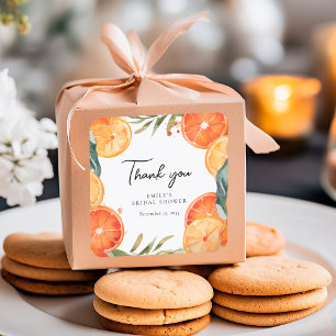 Sticker Carré Aperol Spritz Aquarelle Enterrement de Vie de Jeun