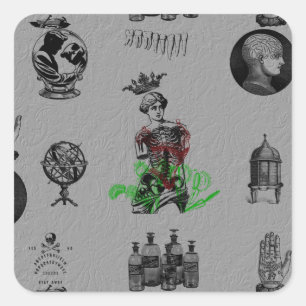 Sticker Carré Apothécaire