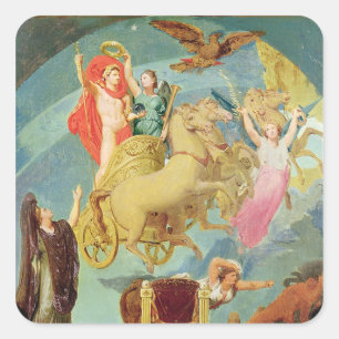 Sticker Carré Apothéose du napoléon I 1853