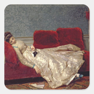 Sticker Carré Après la boule, 1869