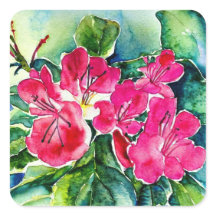 Aquarelle azalée