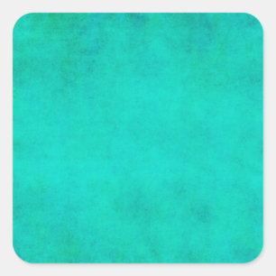 Sticker Carré Aquarelle bleu Aqua Vert Papier Parchemin violet