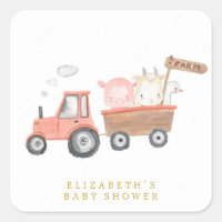 Aquarelle Cute Animaux de ferme Barnyard