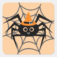 Araignée d'Halloween en maillots et cadeaux Web
