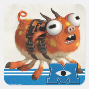 Sticker Carré Archie le cochon