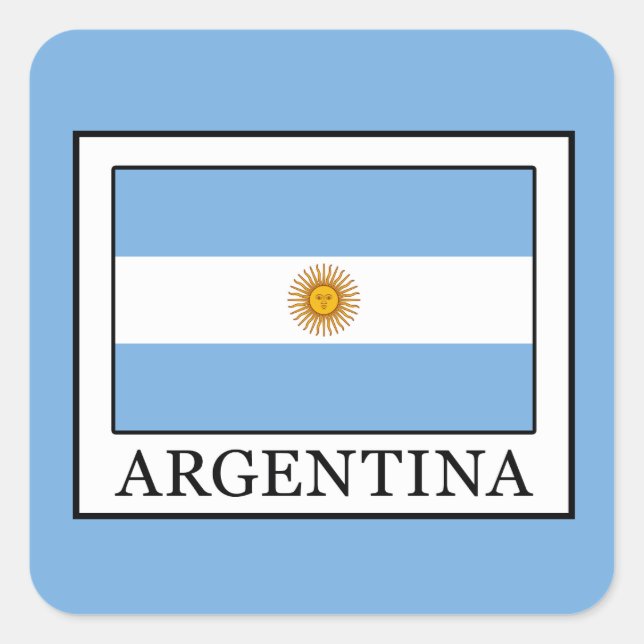 Sticker Carré Argentine (Devant)