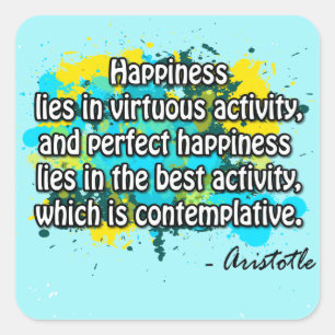 Sticker Carré Aristote