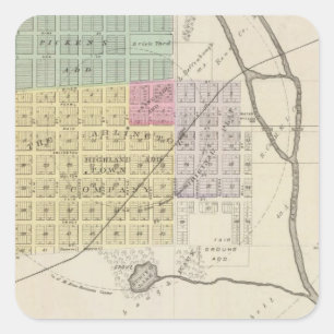 Sticker Carré Arlington, Kansas