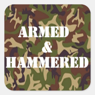 Sticker Carré Armés et Hammerds