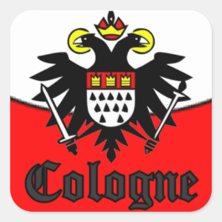 STICKER CARRÉ ARMOIRIES DE COLOGNE