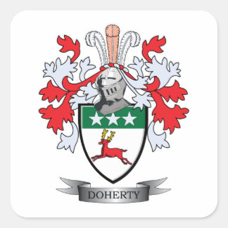 Sticker Carré Armoiries de Doherty