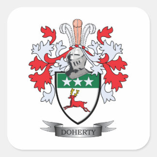 Sticker Carré Armoiries de Doherty