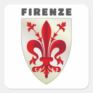 Sticker Carré Armoiries de Firenze