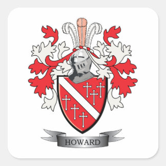 Sticker Carré Armoiries de Howard