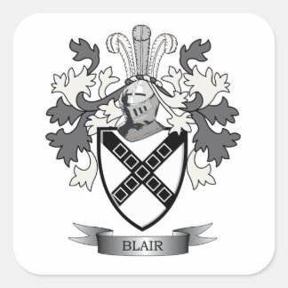 Sticker Carré Armoiries de la famille Blair