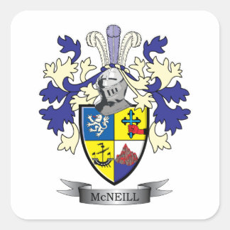 Sticker Carré Armoiries de la famille McNeill