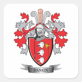 Sticker Carré Armoiries de la famille Rankin