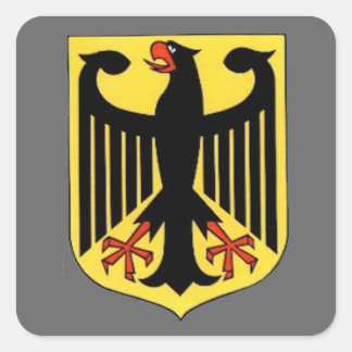 Sticker Carré Armoiries de l'Allemagne