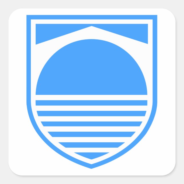 Sticker Carré Armoiries de Mostar (Devant)