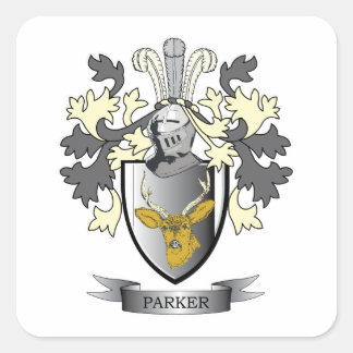 Sticker Carré Armoiries de Parker