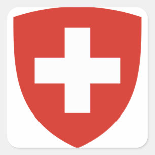 Sticker Carré Armoiries de Suisse
