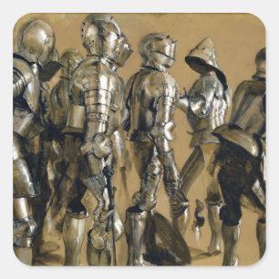 Sticker Carré Armure, 1866