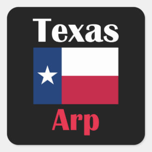 Sticker Carré Arp Texas