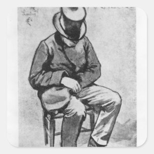 Sticker Carré Arthur Rimbaud