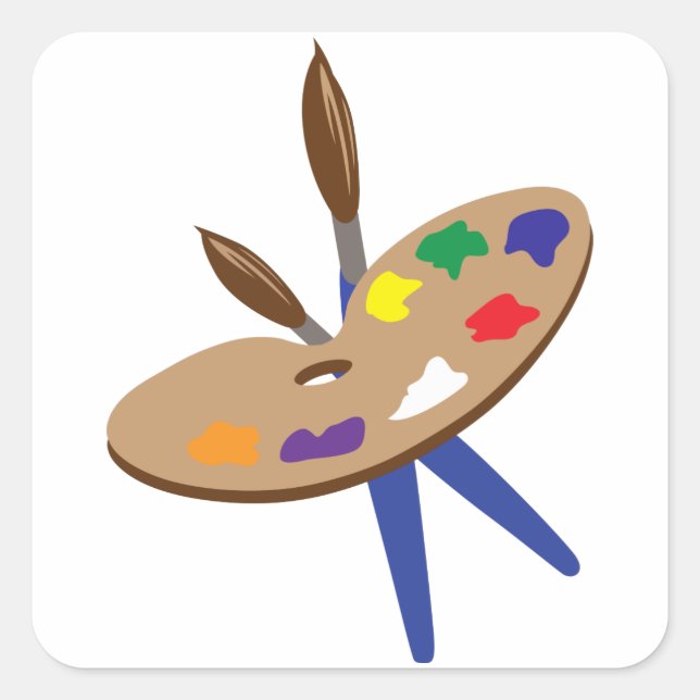 STICKER CARRÉ ARTISTE PALLET (Devant)