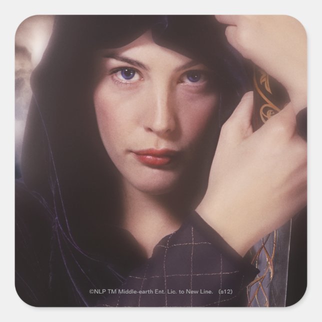 Sticker Carré ARWEN™ avec épée (Devant)