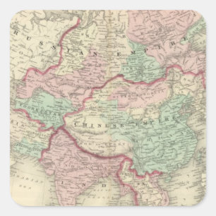 Sticker Carré Asie 19