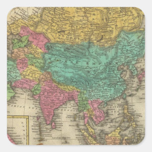 Sticker Carré Asie 2