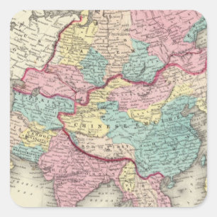 Sticker Carré Asie 24