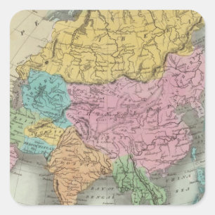 Sticker Carré Asie 26