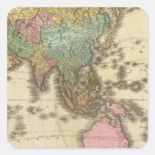 Sticker Carré Asie 39