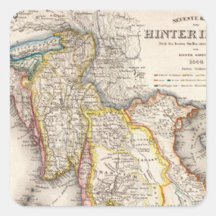 Sticker Carré Asie du Sud