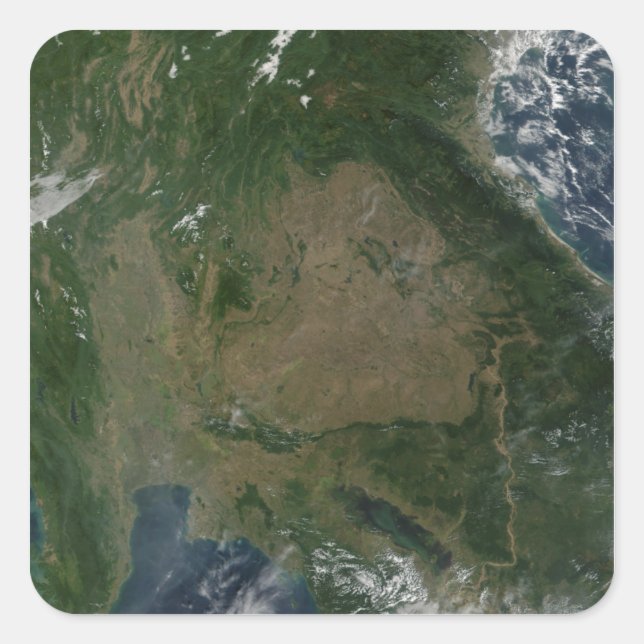 Sticker Carré Asie du Sud-Est (Devant)