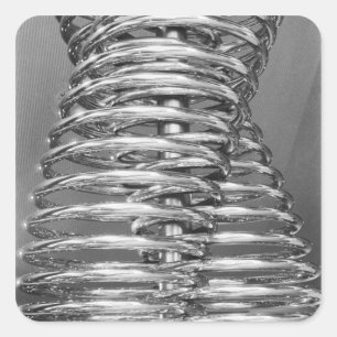 Sticker Carré Asie, Japon, Tokyo. Tuyau enroulé, Tepco Energy 2