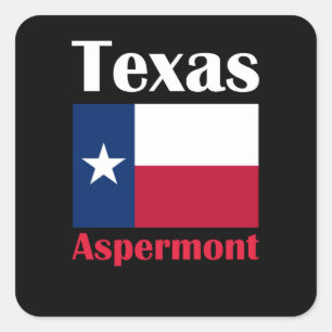 Sticker Carré Aspermont TX