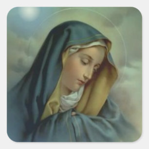 Sticker Carré Assomption de Vierge Marie