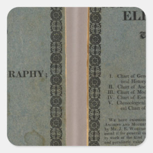 Sticker Carré Atlas accompagnant l'épitomé de Worcester