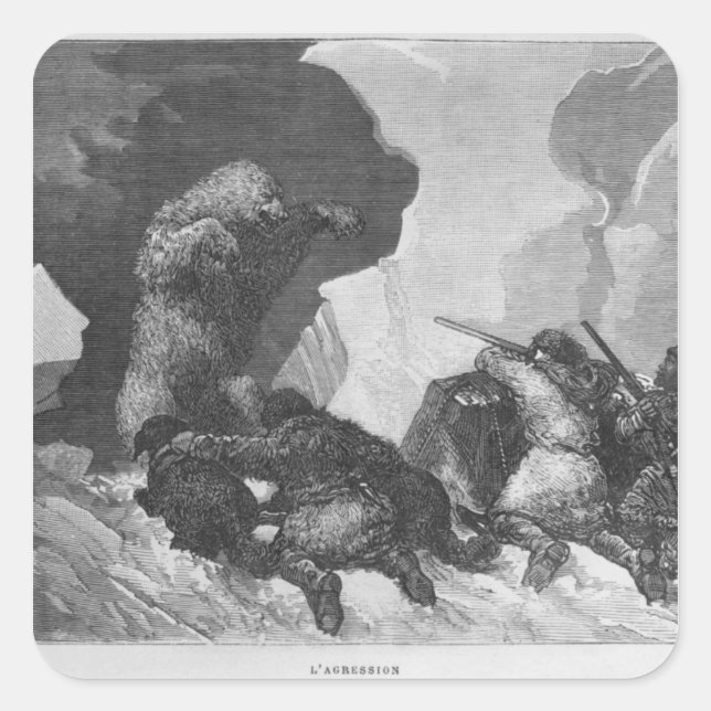 Sticker Carré Attaque (Devant)